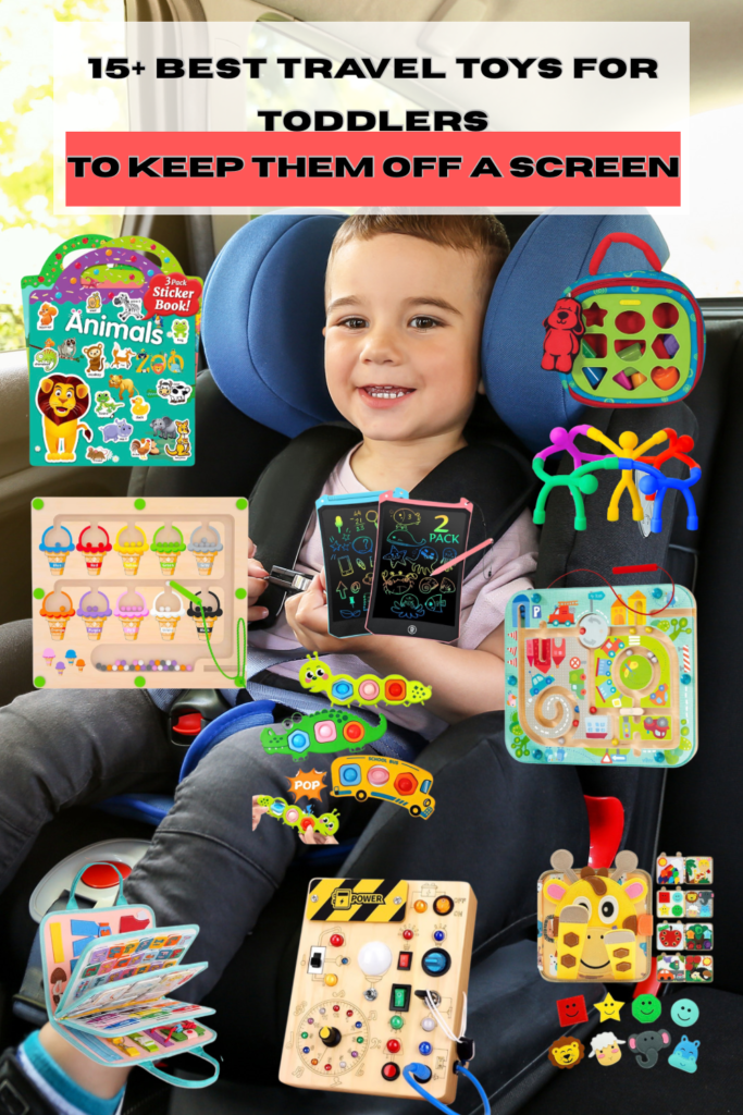 15+ best travel toys for toddlers to keep them off a screen